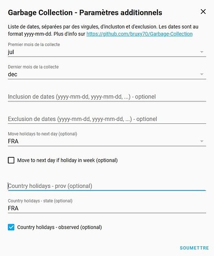 Garbage Collection Jours supp