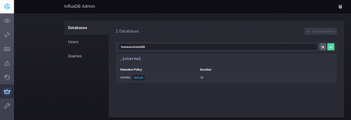 InfluxDB Base de donnee