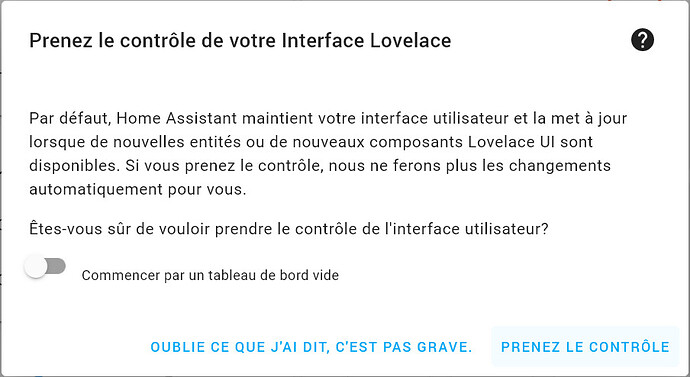 Prenez le cnontrole