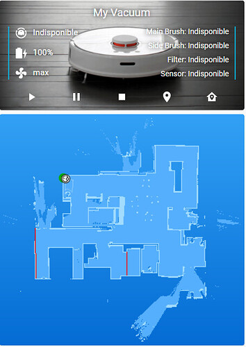 Etat robot aspirateur