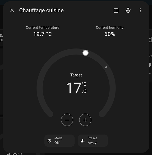 Vue thermostat