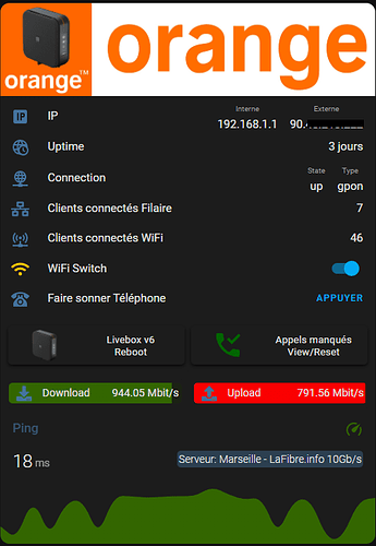 carte livebox