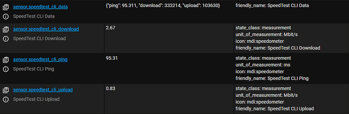 sensor speedtest
