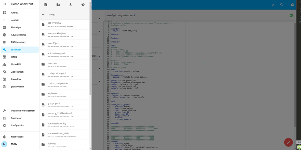 Cretion fichier plant yaml