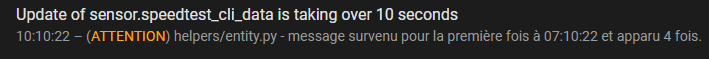 warning speedtest